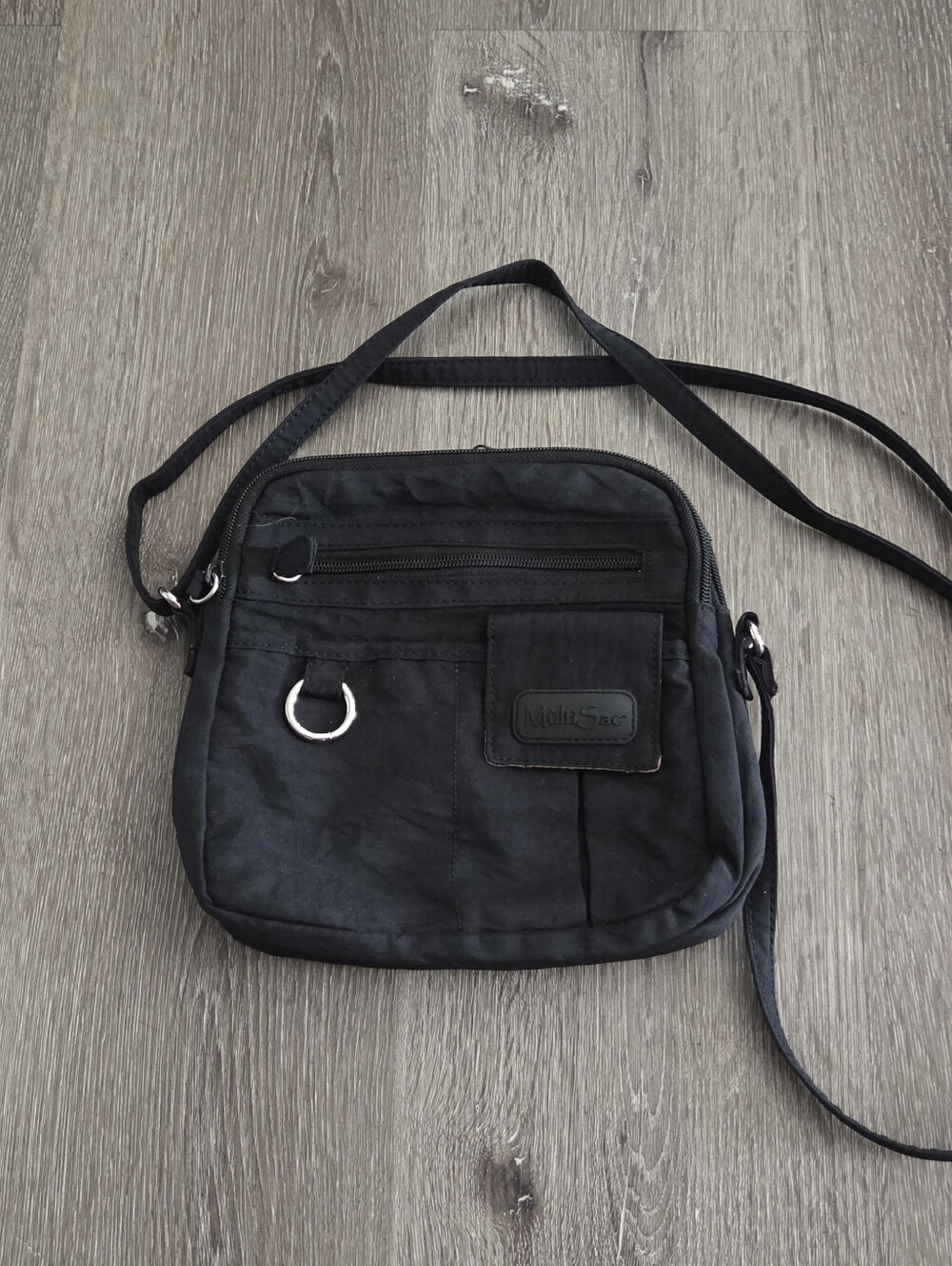 MultiSac Black Crossbody Bag
